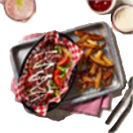 Peri Peri Lamb Doner Kebab